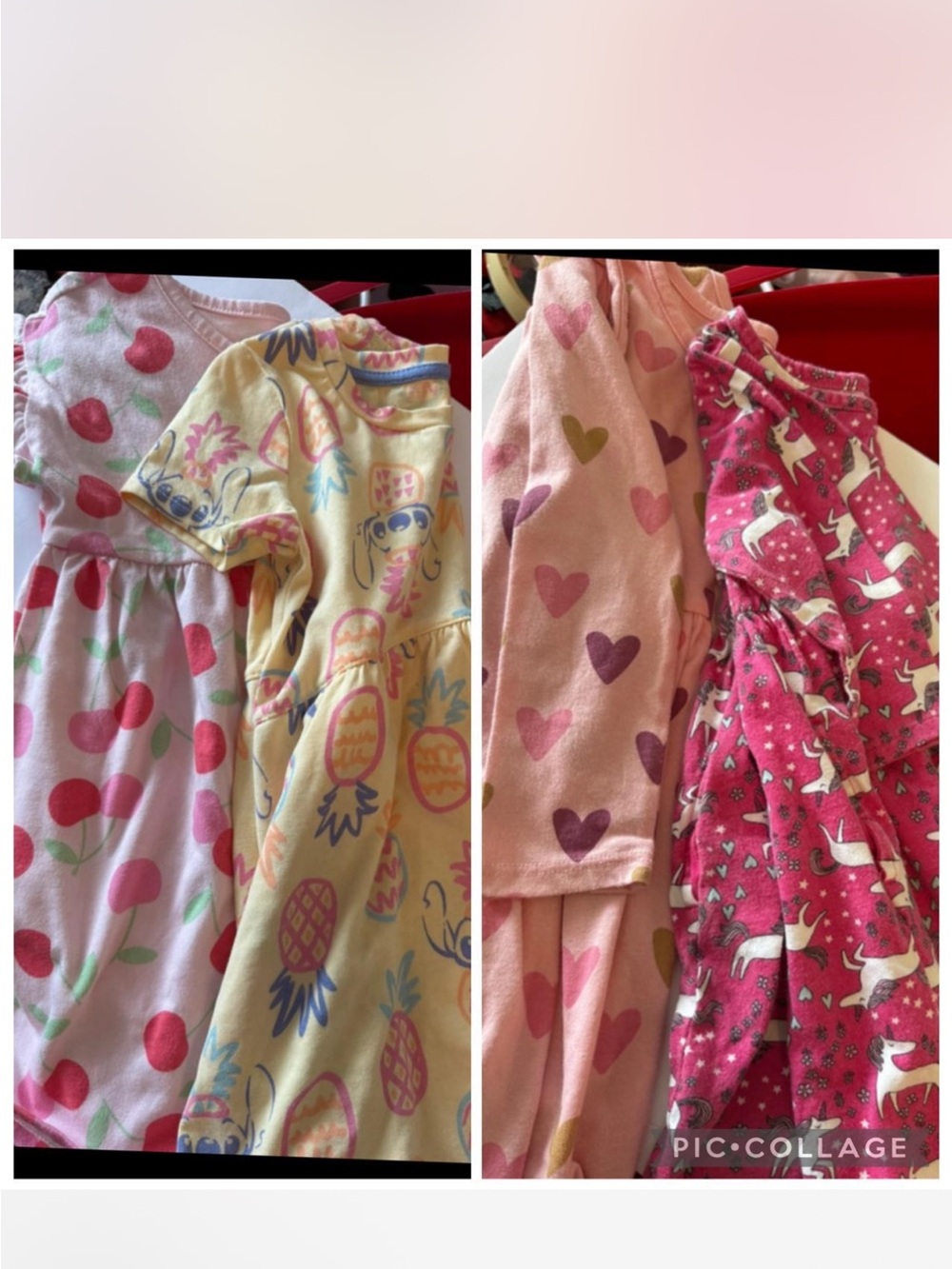 Garanimals Pink, Yellow & Hot Pink Girls' Printed Dress Bundle